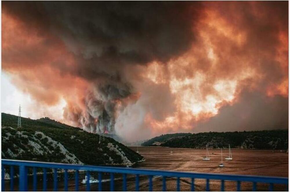 Šibenik, Požar