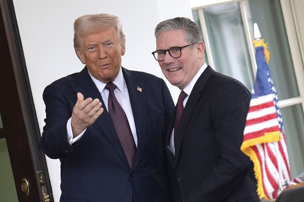 Donald Tramp i Kir Starmer